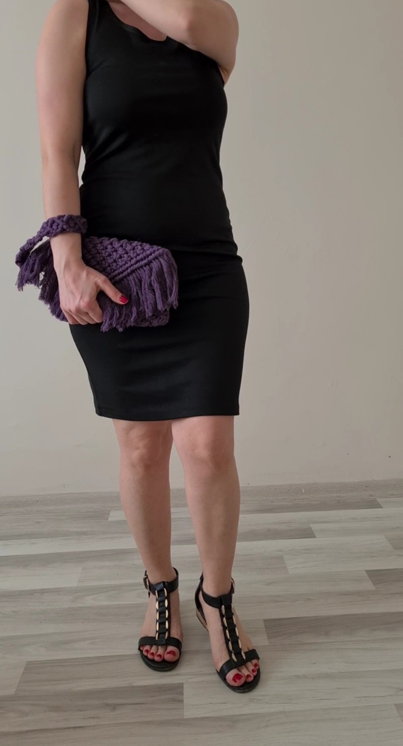 Zuviel Deco Makrome Clutch Püsküllü Çanta görsel 2