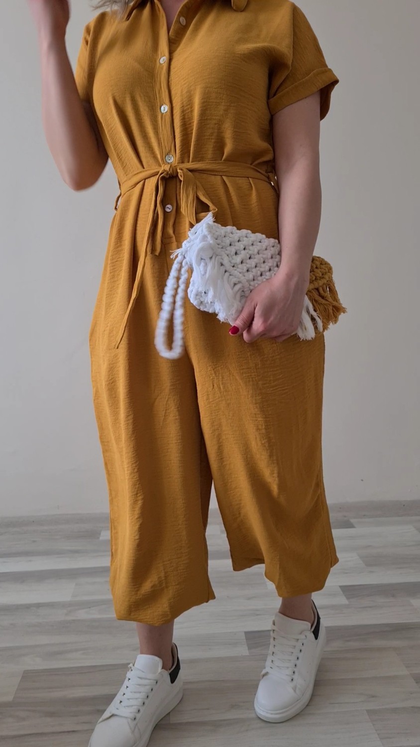 Zuviel Deco Makrome Beyaz Clutch Çanta görsel 3