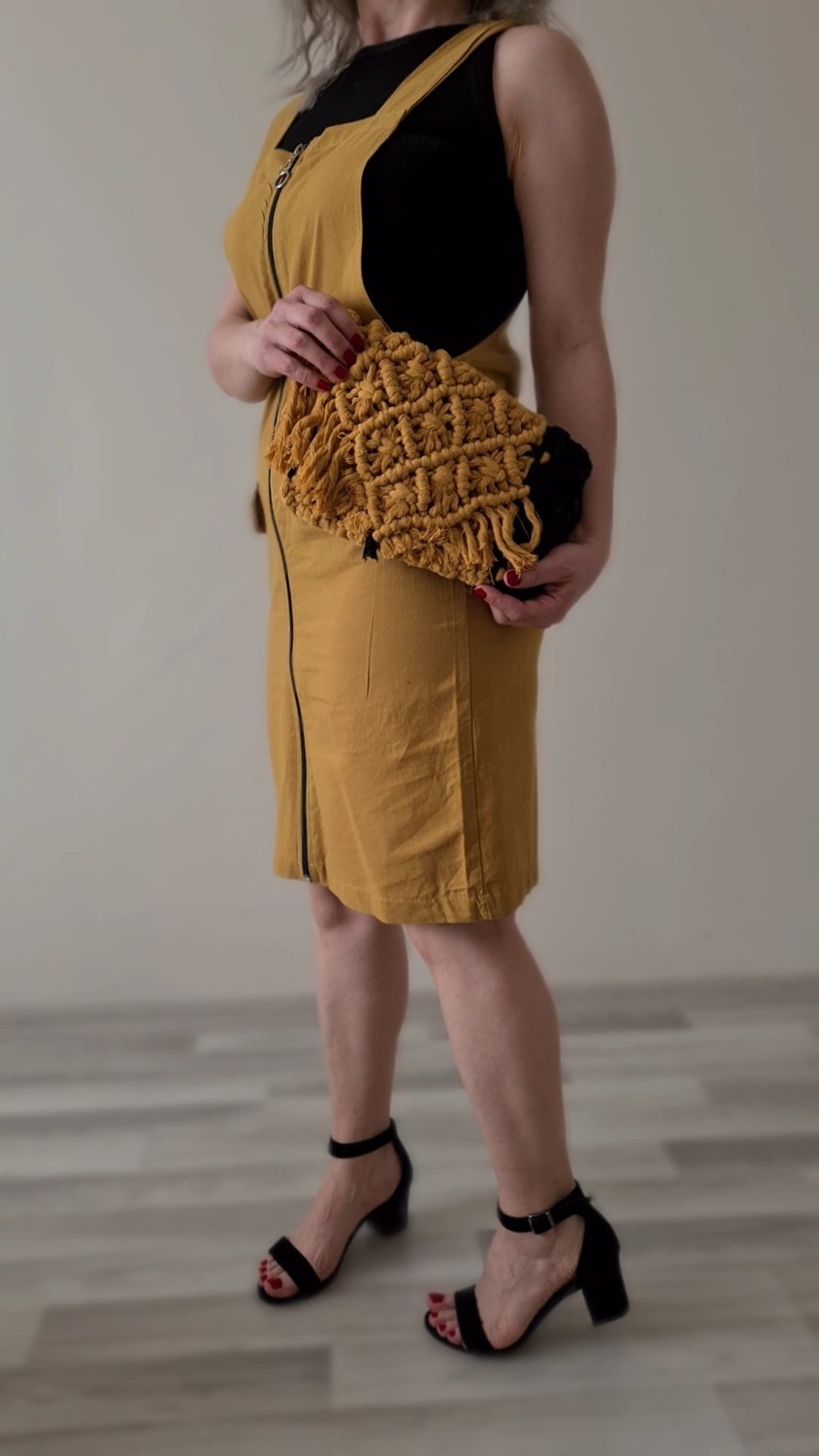 Zuviel Deco Makrome Clutch Çanta görsel 2
