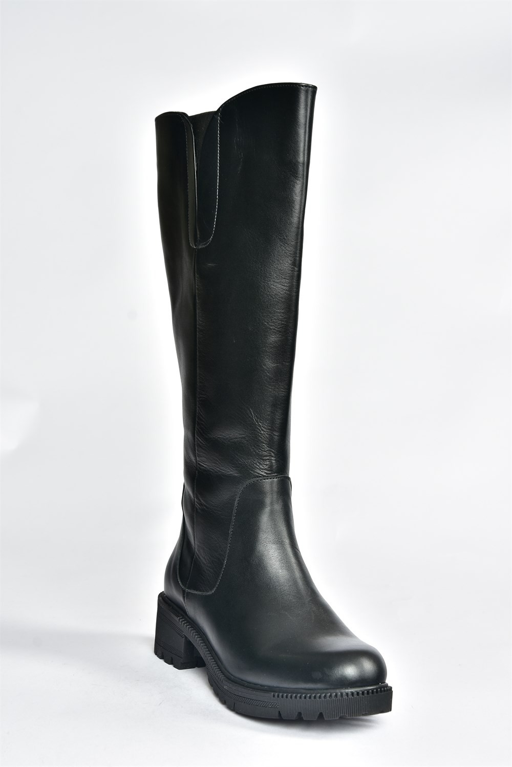 Fox Shoes Siyah Deri Günlük Kadın Çizme N654226103 görsel 4