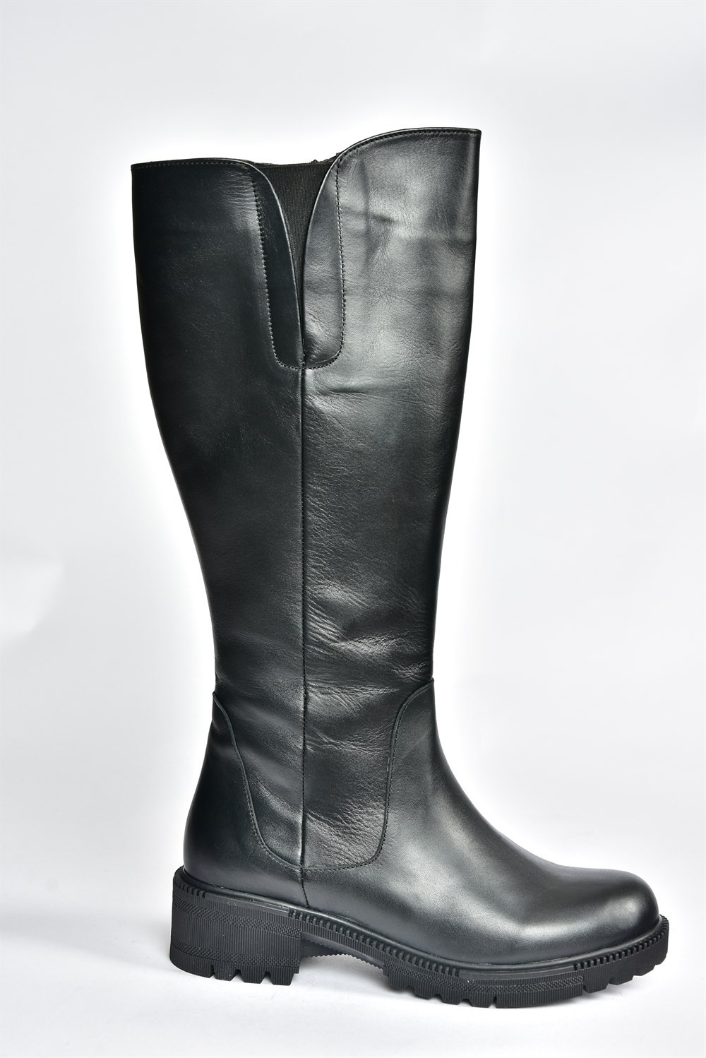 Fox Shoes Siyah Deri Günlük Kadın Çizme N654226103 görsel 5