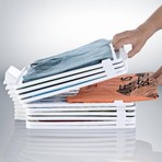 Devigo 24'lü Tişört Düzenleyici Organizer Dayanıklı Plastik Malzemeden Üretilmiş