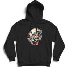 The Fame Yuri Gagarin, Cccp, Astronot, Uzay Kapüşonlu Sweatshirt Hoodie