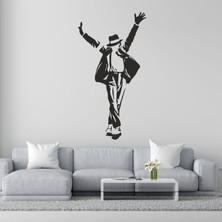 Boldwallz Michael Jackson Figürlü Dekoratif Duvar Stickerı, Duvar Dekorasyon Yazıları, Duvar Sticker