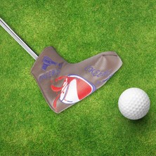 Burake Golf Putter Head Kapakları Kapatma ile Dayanıklı Golf Putter Kapakları Hediyelik Eşya Blade Kahve (Yurt Dışından)