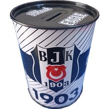 Artlantis Beşiktaş Metal Kumbara Orta Boy Orjinal Lisanslı 1 Adet Bjk Kumbara Taraftar Kumbara Kara Kartal 12X9 cm