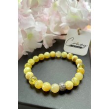 Crazy Takı Tasarım Hakiki Opal Doğaltaş Kadın Bileklik