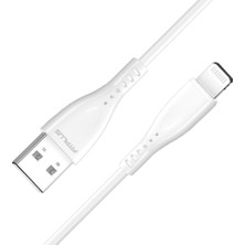 Fit Plus Fitplus Bianca B122 USB - iPhone Lightning Şarj Kablosu 2.4A 1mt