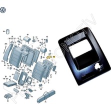 Pelit Otomotiv Passat B6 Koltuk Yatırma Kolu Kapağı Sağ 3C5885894 Orijinal