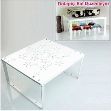 melekstore Metal Dolap Içi Raf Düzenleyici