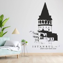 Boldwallz Galata Kulesi Dekoratif Duvar Stickerı, Duvar Dekorasyon Yazıları, Duvar Sticker