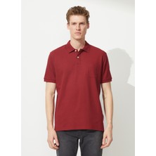 Altınyıldız Classics Polo Yaka Bordo Erkek T-Shirt 4A9000000002