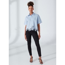 Denim Trip ANISA Skinny Fit Solmayan Siyah Kadın Jean Pantolon