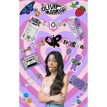 Anime And Your World  Olivia Rodrigodefter 1 Adet Özel Tasarım A5 Boyutu 15*21 cm  Telli Çizgisiz Orta Boy defter