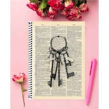 Anime And Your World Nostaliji ( Vintage ) Defter 1 Adet Özel Tasarım A5 Boyutu 15*21 cm  Telli Çizgisiz Orta Boy defter