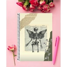Anime And Your World Nostaliji ( Vintage ) Defter 1 Adet Özel Tasarım A5 Boyutu 15*21 cm  Telli Çizgisiz Orta Boy defter