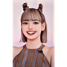 Anime And Your World Blackpink Manga  Defter 1 Adet Özel Tasarım A5 Boyutu 15*21 cm  Telli Çizgisiz Orta Boy defter