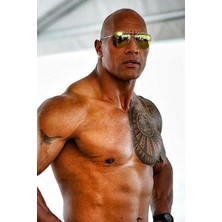 Anime And Your World Dwayne Johnson  Defter 1 Adet Özel Tasarım A4 Boyutu 21*29 cm Telli Kareli Büyük Boy Defter