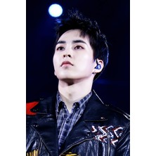 Anime And Your World Exo Xiumin Defter 1 Adet Özel Tasarım A4 Boyutu 21*29 cm  Telli Çizgisiz Büyük Boy defter