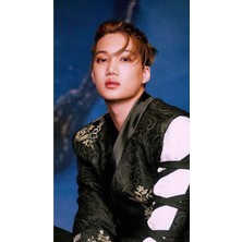 Anime And Your World Exo Kai  Defter 1 Adet Özel Tasarım A4 Boyutu 21*29 cm Telli Kareli Büyük Boy Defter