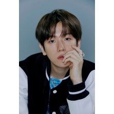 Anime And Your World Exo Byun Baekhyun Defter 1 Adet Özel Tasarım A4 Boyutu 21*29 cm Telli Kareli Büyük Boy