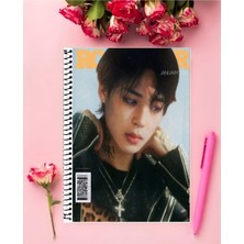 Anime And Your World Jimin Bts Defter 1 Adet Özel Tasarım A4 Boyutu 21*29 cm  Telli Çizgisiz Büyük Boy defter