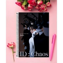 Anime And Your World Jimin Bts Defter 1 Adet Özel Tasarım A4 Boyutu 21*29 cm  Telli Çizgisiz Büyük Boy defter