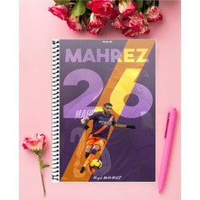 Anime And Your World Messi Ronaldo Mbappe Futbolcular Defter 1 Ade A4 Boyutu 21*29 cm Telli Kareli Büyük Boy