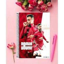 Anime And Your World Messi Ronaldo Mbappe Futbolcular Defter 1 Adet Tasarım A5 Boyutu 15*21 cm  Telli Çizgisiz Orta Boy 