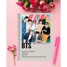 Anime And Your World Blackpink Bts Twive Anime Kpop Defter 1 Adet  A4 Boyutu 21*29 cm Telli Çizgili Büyük Boy