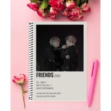 Anime And Your World Blackpink Bts Twive Anime Kpop Defter 1 Adet  A4 Boyutu 21*29 cm Telli Çizgili Büyük Boy