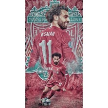 Anime And Your World Mohamed Salah Defter 1 Adet Özel Tasarım A4 Boyutu 21*29 cm Telli Kareli Büyük Boy Defter