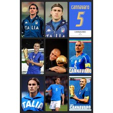 Anime And Your World Fabio Cannavaro Defter 1 Adet Özel Tasarım A4 Boyutu 21*29 cm Telli Kareli Büyük Boy