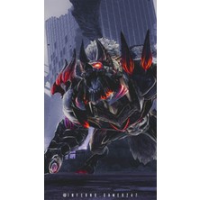 Anime And Your World God Eater Defter 1 Adet Özel Tasarım A4 Boyutu 21*29 cm Telli Kareli Büyük Boy Defter