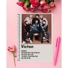 Anime And Your World Blackpink Bts Twice Anime Kpop  Defter 1 Adet  A4 Boyutu 21*29 cm Telli Kareli Büyük Boy
