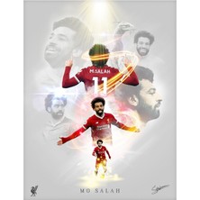 Anime And Your World Mohamed Salah Defter 1 Adet Özel Tasarım A4 Boyutu 21*29 cm Telli Çizgili Büyük Boy Defter