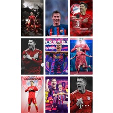 Anime And Your World Robert Lewandowski Defter 1 Adet Özel Tasarım A4 Boyutu 21*29 cm Telli Kareli Büyük Boy Defter