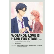 Anime And Your World Anime Kpop Bilgi Kart Defter 1 Adet Özel Tasarım A4 Boyutu 21*29 cm  Telli Çizgisiz Büyük Boy defter