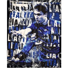Anime And Your World Federico Chiesa Defter 1 Adet Özel Tasarım A4 Boyutu 21*29 cm Telli Çizgili Büyük Boy Defter