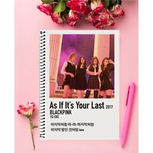 Anime And Your World Blackpink Bts Twice Anime Kpop  Defter 1 Adet  A4 Boyutu 21*29 cm Telli Kareli Büyük Boy