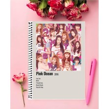 Anime And Your World Blackpink Bts Twice Anime Kpop  Defter 1 Adet  A4 Boyutu 21*29 cm Telli Kareli Büyük Boy