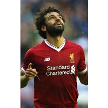 Anime And Your World Mohamed Salah Defter 1 Adet Özel Tasarım A4 Boyutu 21*29 cm Telli Kareli Büyük Boy Defter