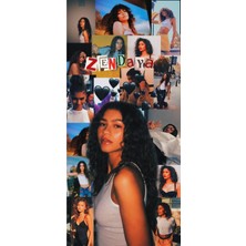 Anime And Your World Zendaya Coleman  Resim Defteri (Çizim Defteri )Telli A4 Boyutu Pvc Kaplı 21×29 cm 32 Sayfa