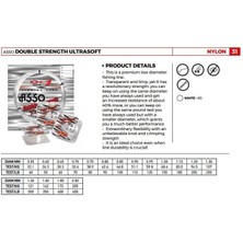 Asso Double Strength Doppıa Forza Ultra Soft Poşet Misina 100 mt