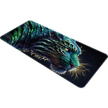 Helixsun Mouse Pad Büyük Boy Gaming Oyuncu Xxl 90X40 cm Leopard