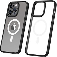 ZORE Apple iPhone 13 Pro Kılıf Wireless Şarj Özellikli Zore Hibrit Magsafe Kılıf