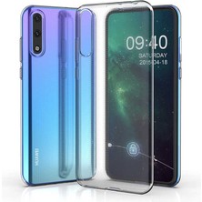 Heptek İletişim Huawei P Smart S (Y8P) Şeffaf Kılıf Yumuşak Ince Tasarımlı Kapak (Süper)