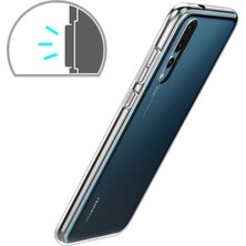 Heptek İletişim Huawei P20 Pro Şeffaf Kılıf Yumuşak Ince Tasarımlı Kapak (Süper)