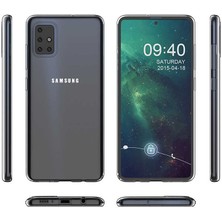 Heptek İletişim Samsung Galaxy A71 Şeffaf Kılıf Yumuşak Ince Tasarımlı Kapak (Süper)