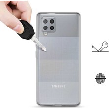 Heptek İletişim Samsung Galaxy M22 Şeffaf Kılıf Yumuşak Ince Tasarımlı Kapak (Süper)